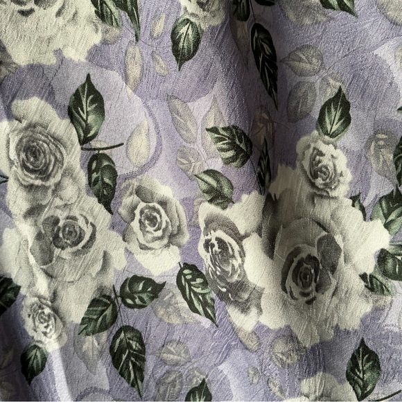 PETAL & PUP Mable Sweetheart Neckline MIDI Dress Roses Floral Size S - Picture 7 of 9